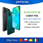 Cubot P40 Rear Quad Camera 20MP Selfie Smartphone